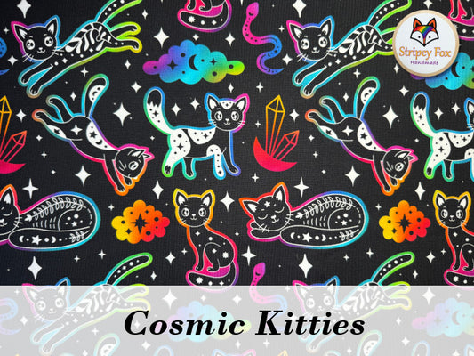 Cosmic Kitties Cotton Jersey