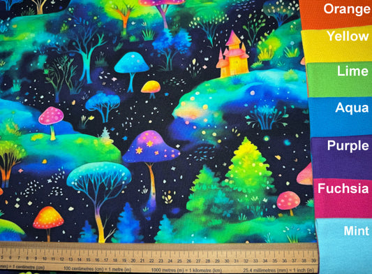 Fantasy Forest Cotton Jersey