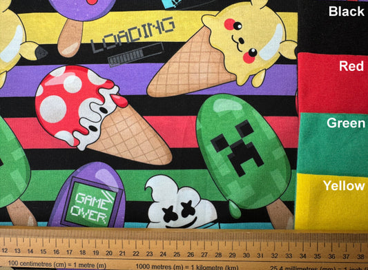 Gamer Ice Creams Exclusive Cotton Jersey