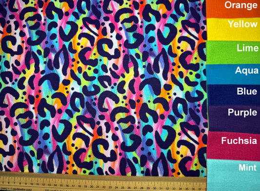Leopard Oils Cotton Jersey