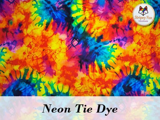 Neon Tie Dye Cotton Jersey