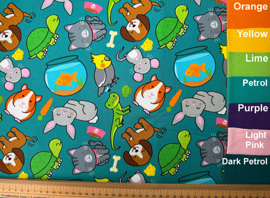 Pet Party Cotton Jersey