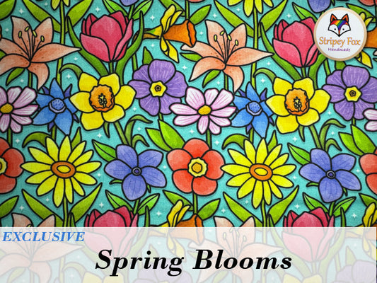 Spring Blooms Exclusive Cotton Jersey