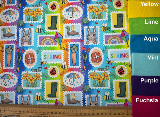 Spring Stamps Exclusive Cotton Jersey