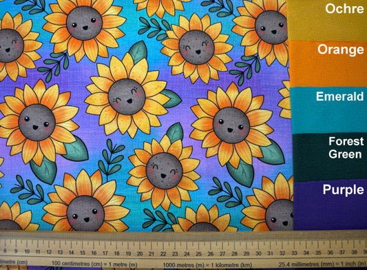 Sunflowers Exclusive Cotton Jersey