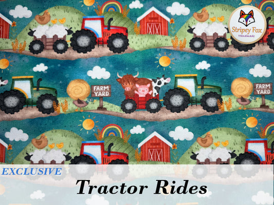 Tractor Rides Exclusive Cotton Jersey