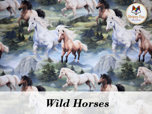 Wild Horses Cotton Jersey