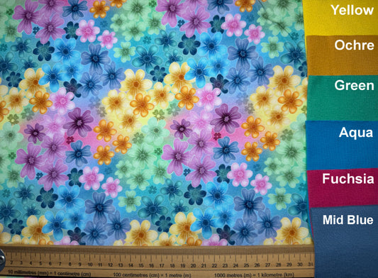 Pretty Flowers Exclusive Cotton Jersey