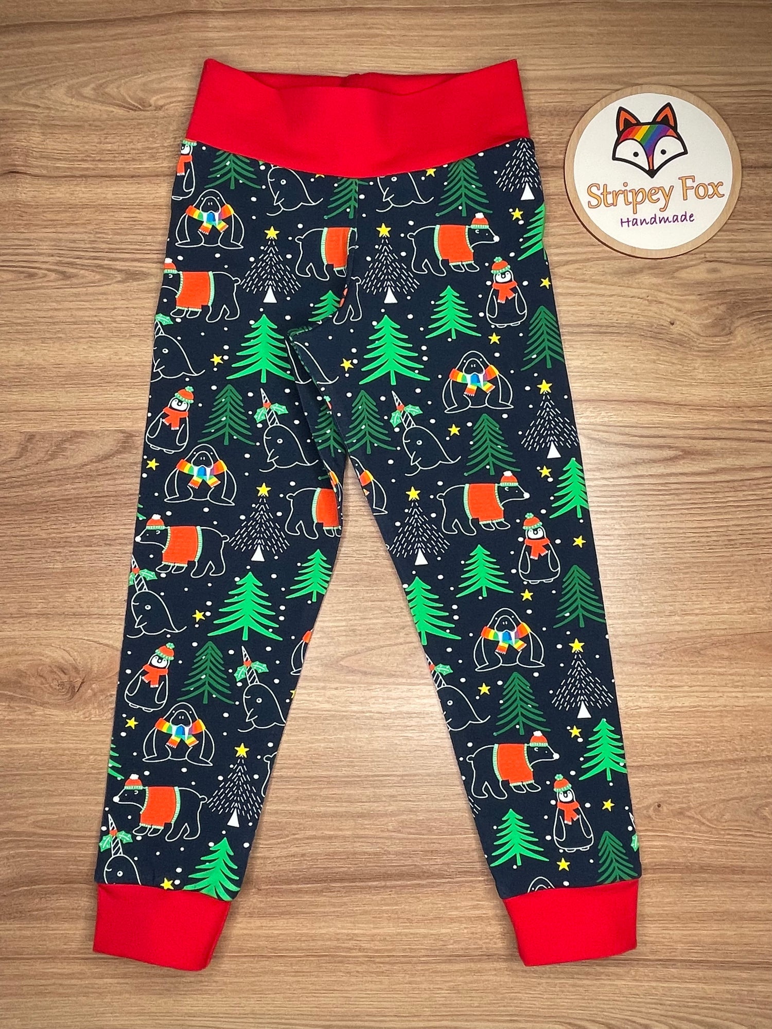 Handmade Baby and Childrens Relaxed Fit Leggings - Unisex Prints